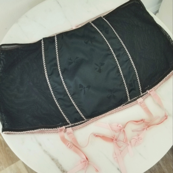 Victoria's Secret Vintage Sexy Little Things Garter Skirt Strappy Panty SheerNWT - Picture 5 of 14